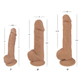 Fleshstixxx 9 Inch Silicone Dildo with Balls -Medium